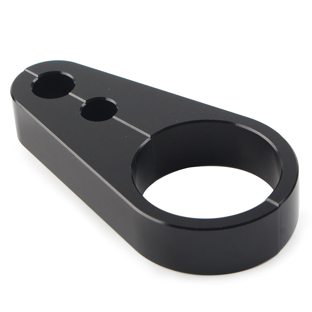 Brake Clutch Cable Wire Clamp Clip Fit for Harley 1-1/4 Handlebar 2-Holes Black mo
