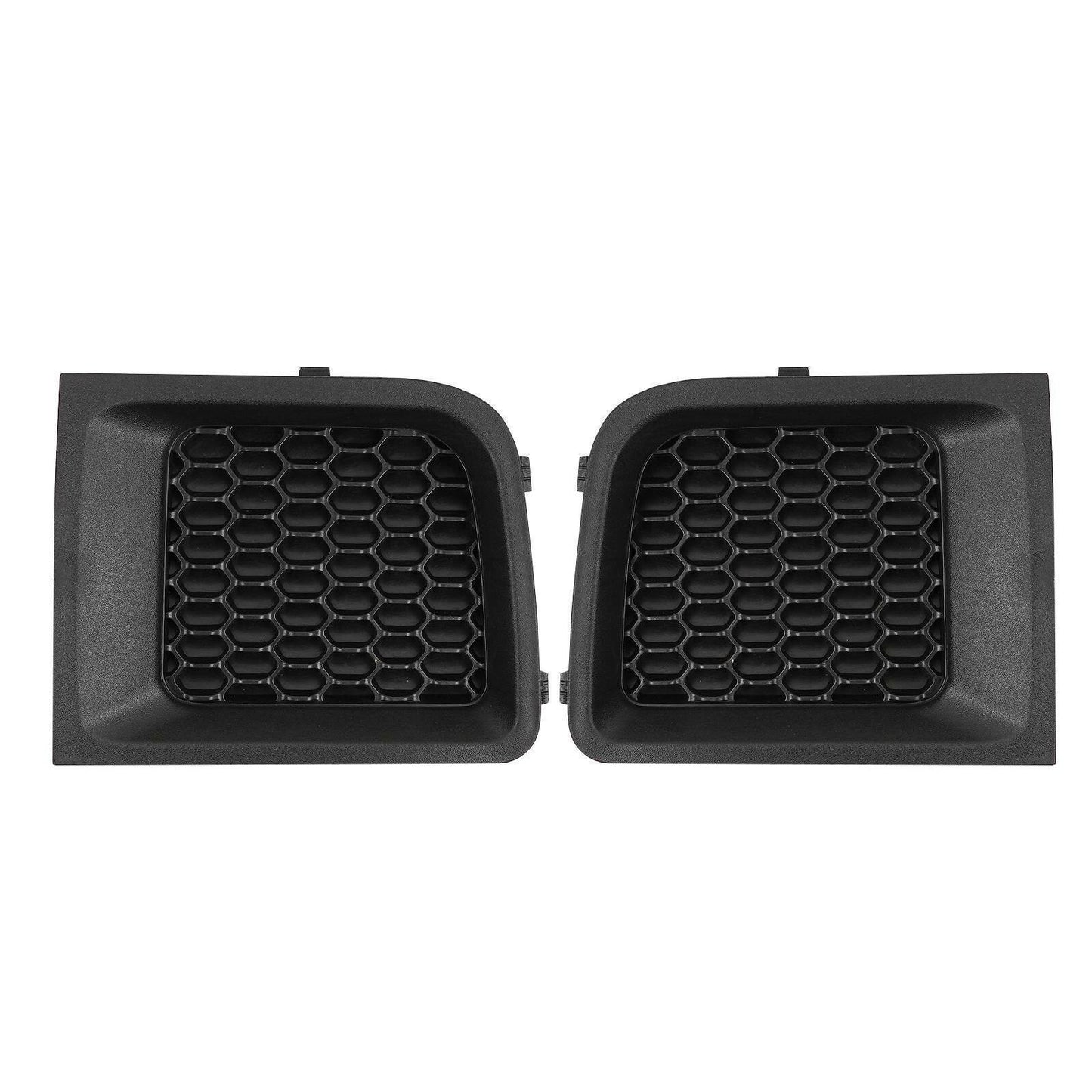 Front Left and Right Black Bumper Cover Grille Set For 2015-2018 for Jeep Renegade