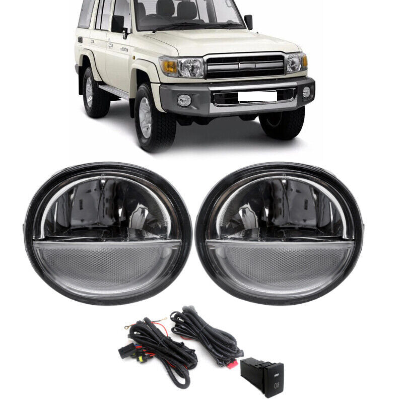 LED DRL Bumper Fog Lights for Toyota for Land Cruiser J70 LC70 LC71 LC76 LC78 LC79