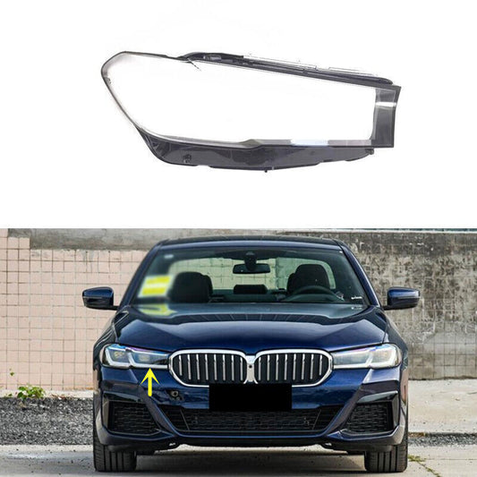 for BMW 5-Series G30 G38 2021-2023 Right Side Headlight Clear Lens Cover+Sealant