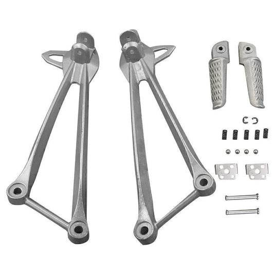 Fit for KAWASAKI 08-10 ZX10R 09-11 ZX6R Rear Passenger Footrest Foot Pegs Bracket UK