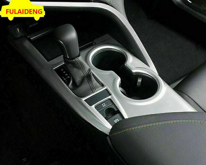for Toyota for Camry 2018-2023 Silver Inner Central Console Gear Shift Panel Cover