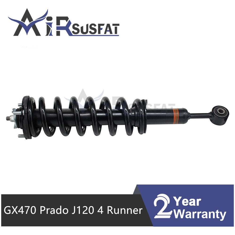 Pair Front LR Shock Struts Coil Spring for Lexus GX470 for Land Cruiser Prado J120