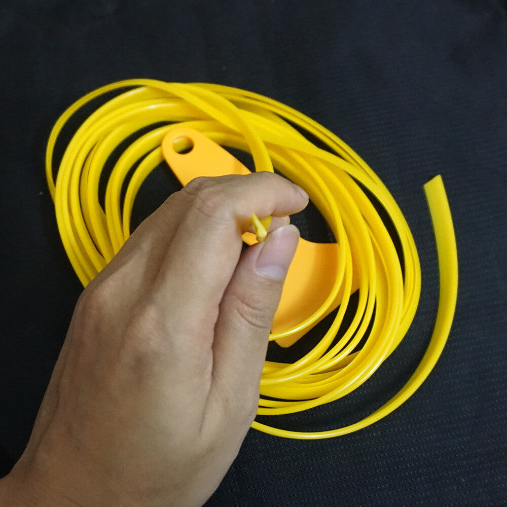 16ft/5m Yellow Interior Decoration Moulding Trim Strip Styling Dashboard Gap Car