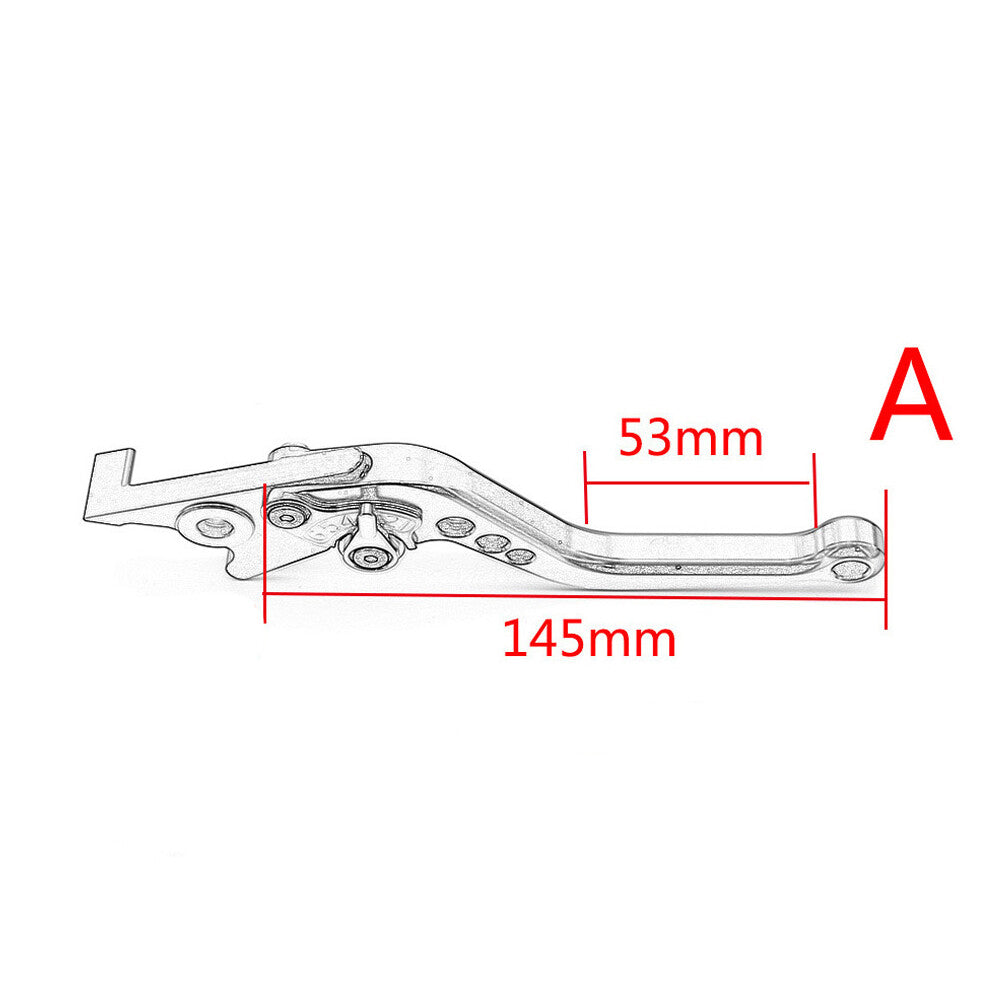 Parts Adjustable CNC Brake Lever Folding Brake Clutch Levers for Kawasaki ZX6R