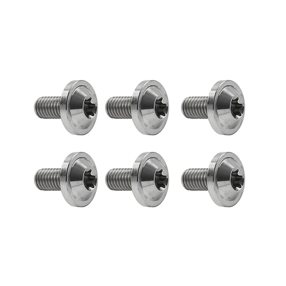 6pcs Alloy Bolts Truss Torx Head Screws M6x30mm For Bike Motorcycle