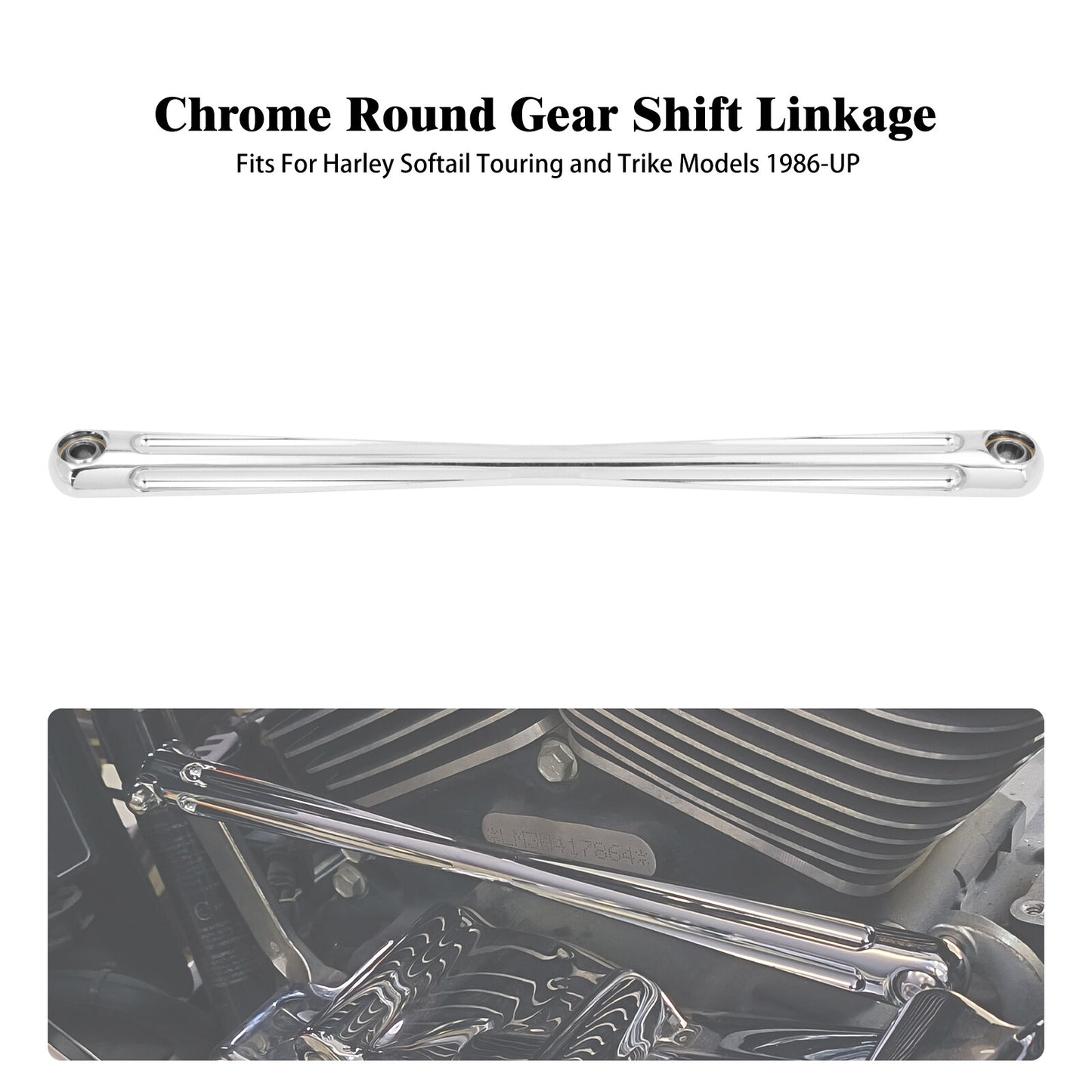 Chrome Gear Shifter Shift Linkage for Harley Touring Road Electra Glide 86-2023