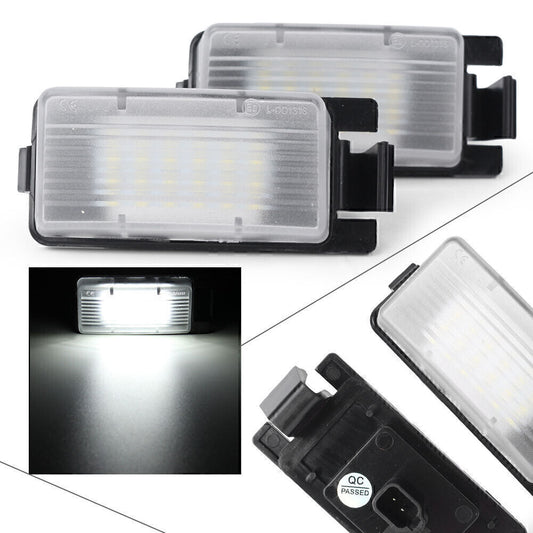 for Nissan 350Z 370Z GT-R for Infiniti G35 G37 White LED Rear License Plate Light