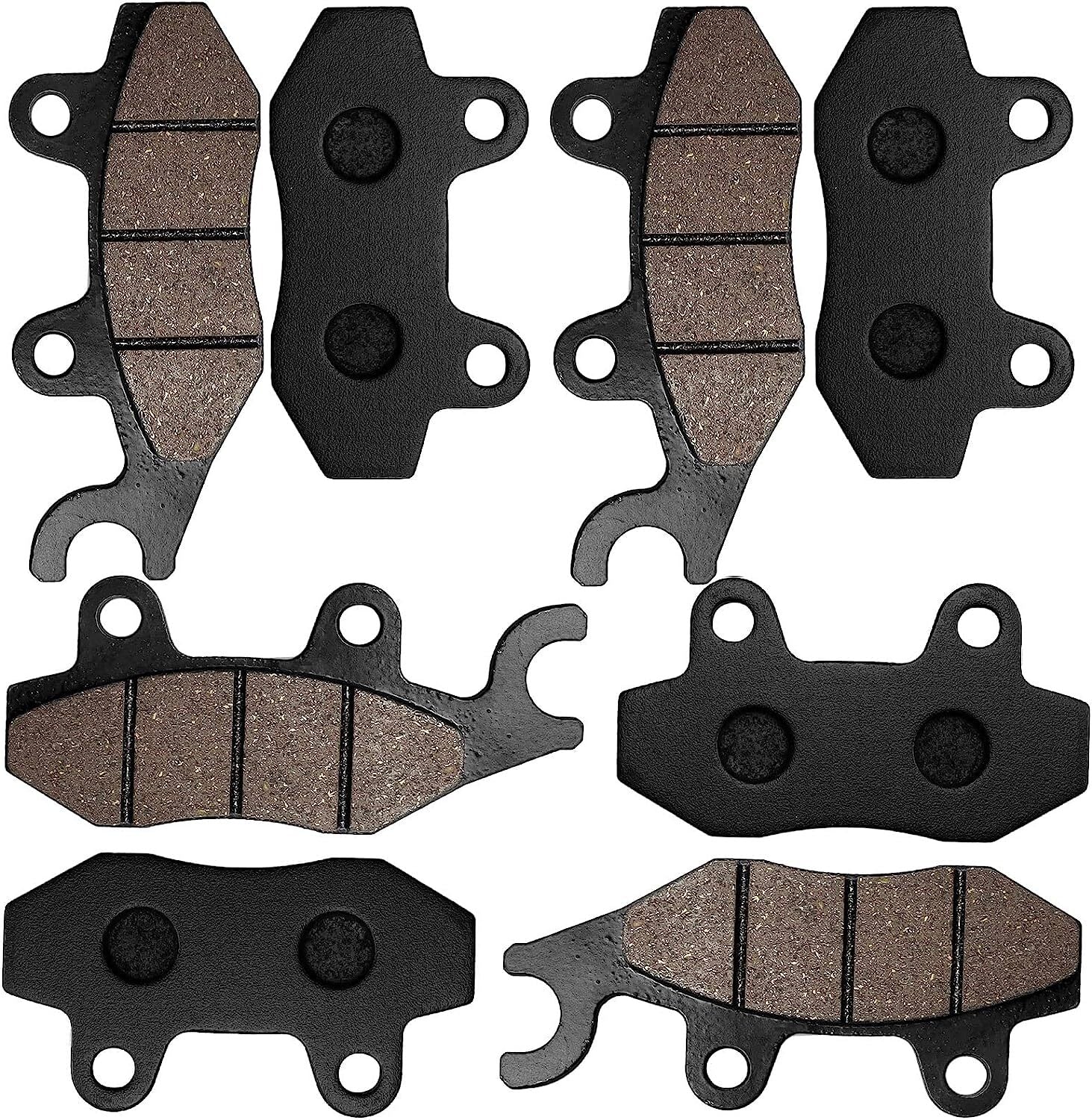 Front Rear Brake Pads for YAMAHA RHINO FHX/FDUX/FSEPX/FSEPX2/FSPX/FXGR/FXR 08-13