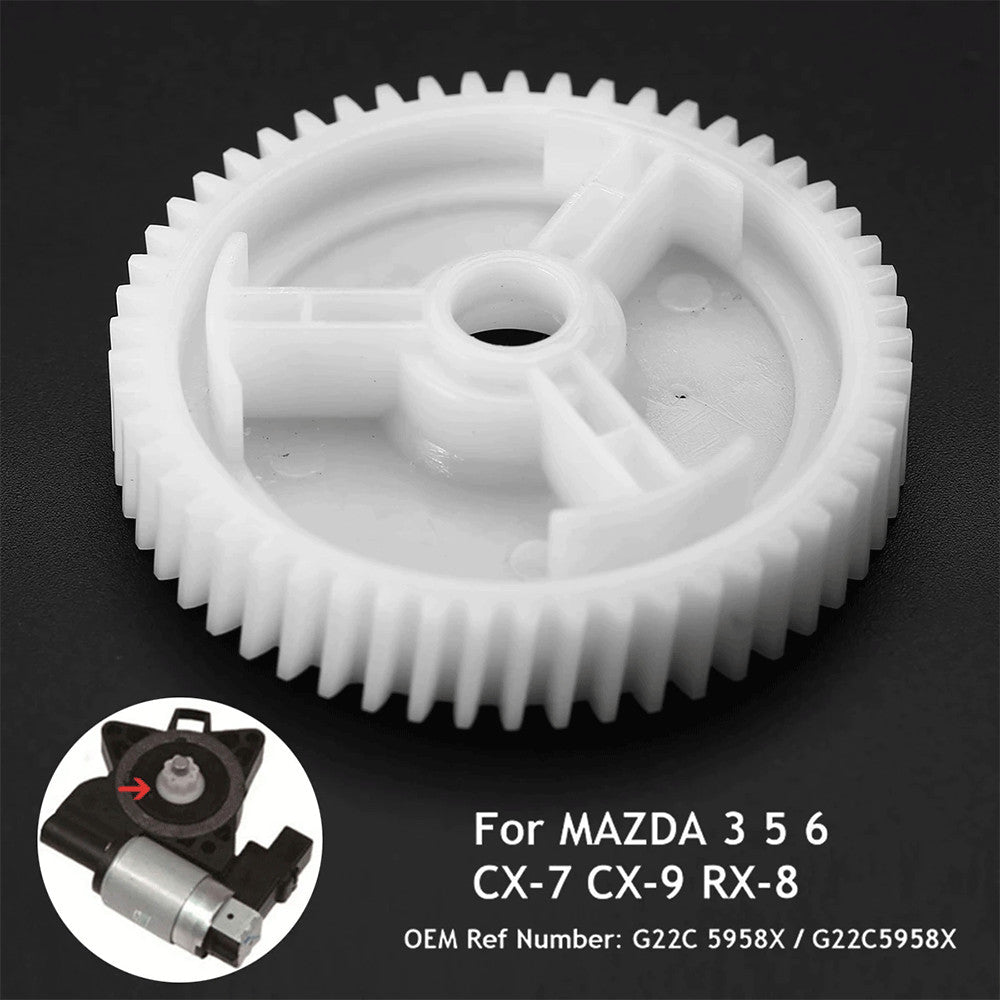 Front Rear ABS Power Window Regulator Motor Gear for MAZDA 3 5 6 CX-7 CX-9 RX-8