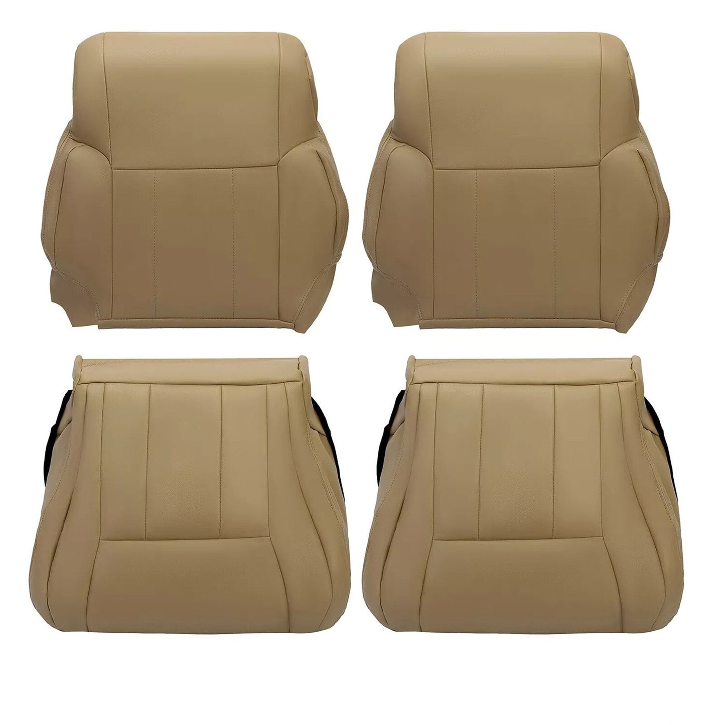 4pcs for Toyota 4Runner for Seat Cover Driver Passenger for Seat Oak Tan