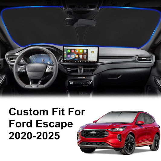 Custom Fit 2020-2025 for Ford Escape Car Front Windshield Sun Shade Reflective Cover