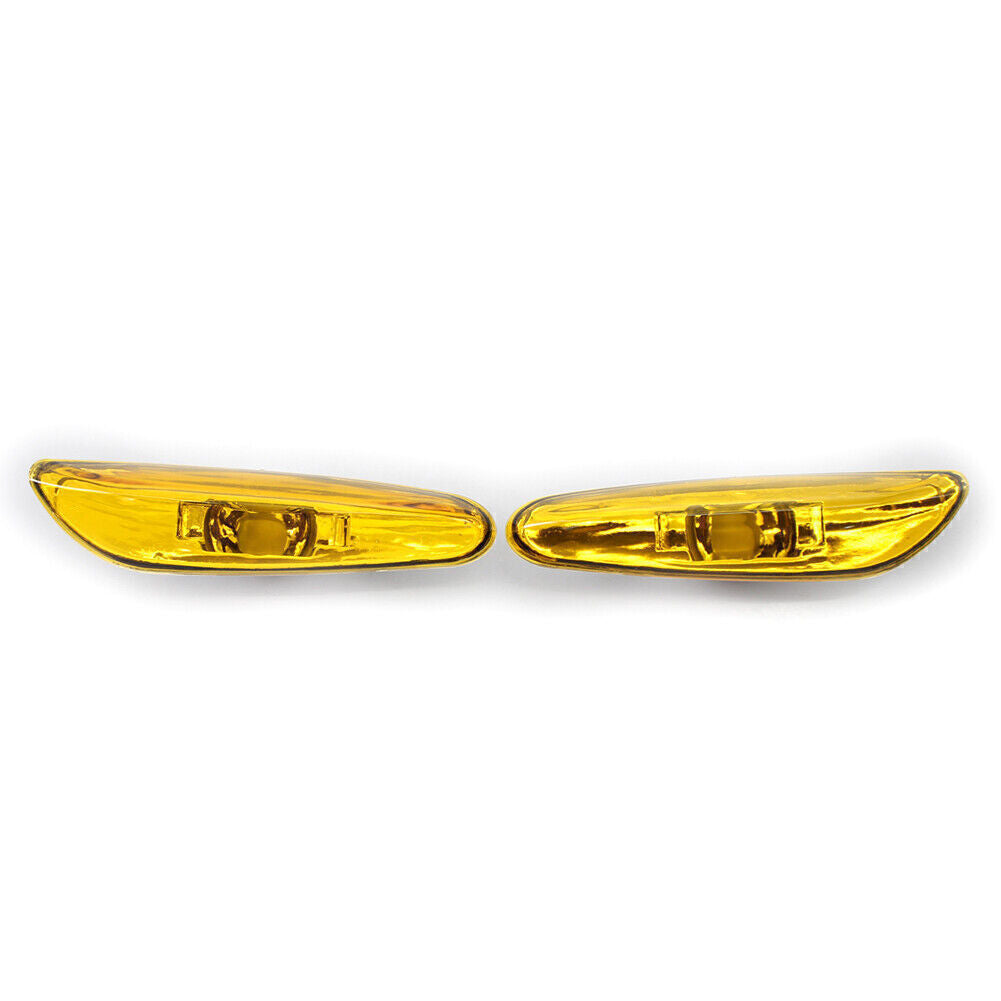 2PCS Side Marker Light Turn Signal Lamp Yellow for BMW E46 4DR 02-05 63137165915