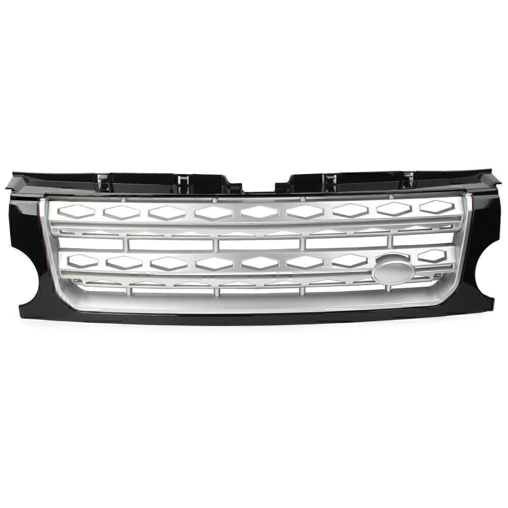 1x Black Front Grille Bumper Mesh for Land Rover Discovery LR3 2005-2009 Silver