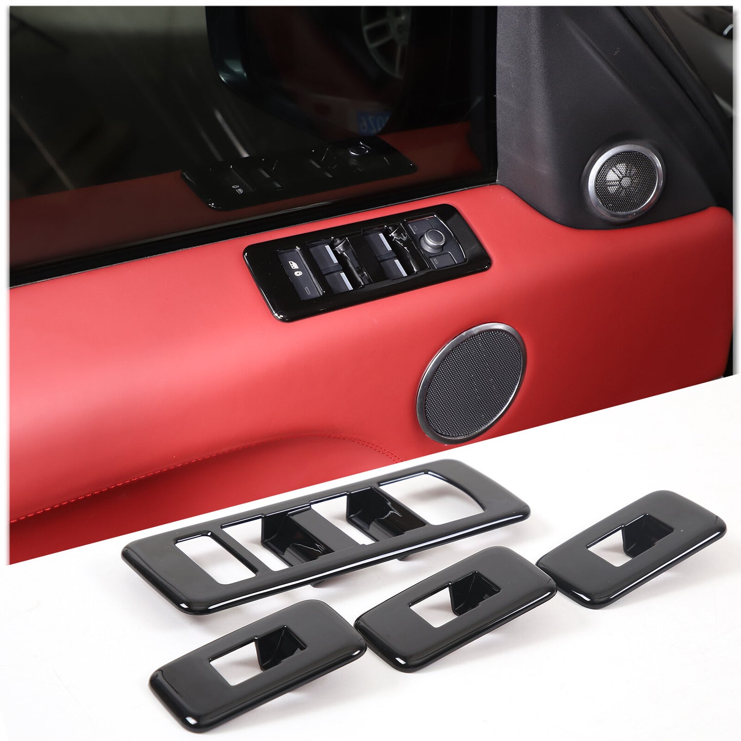 2-Pack Matte Black Rear Triangle Louver Covers for Mazda MX-5 (2016-23)