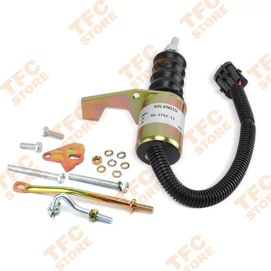SA-3742-12 3932017 Fuel Stop Shut Off Solenoid Valve For Deutz RSV