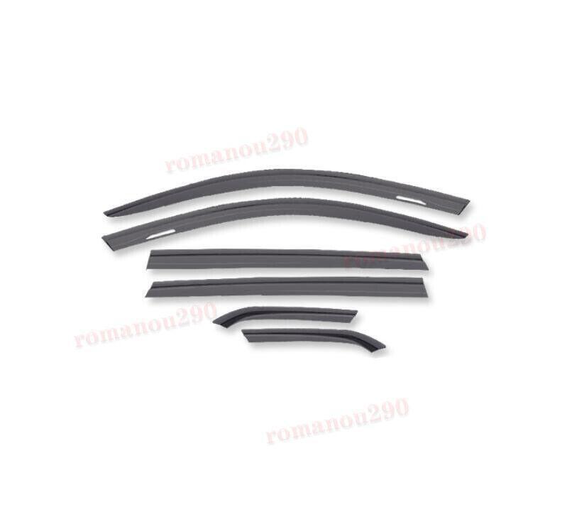 for BMW X3 2018-2024 Black Car Window Wind Visors Sun Rain Guard Vent Deflectors