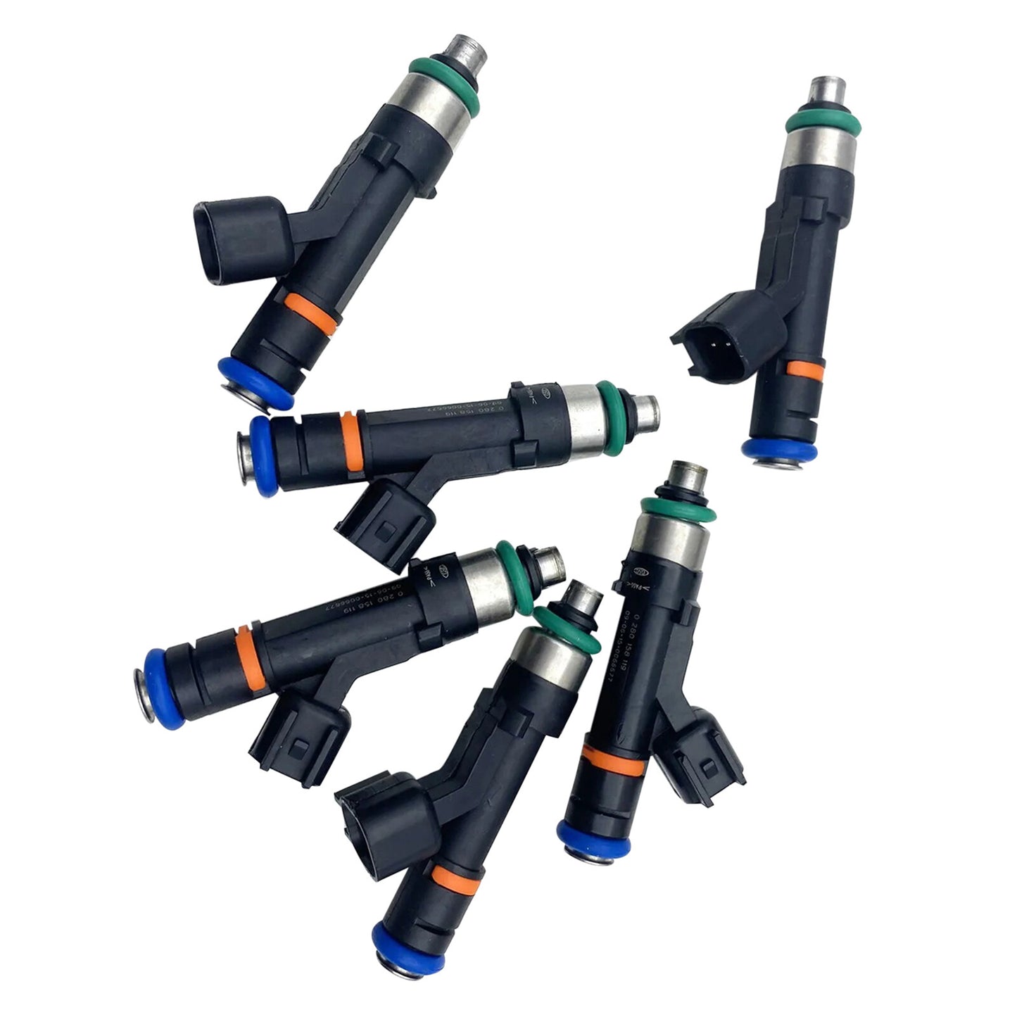 Set of 6 Fuel Injectors for Jeep for Wrangler 3.8L 04861667AA 07-11 0280158119