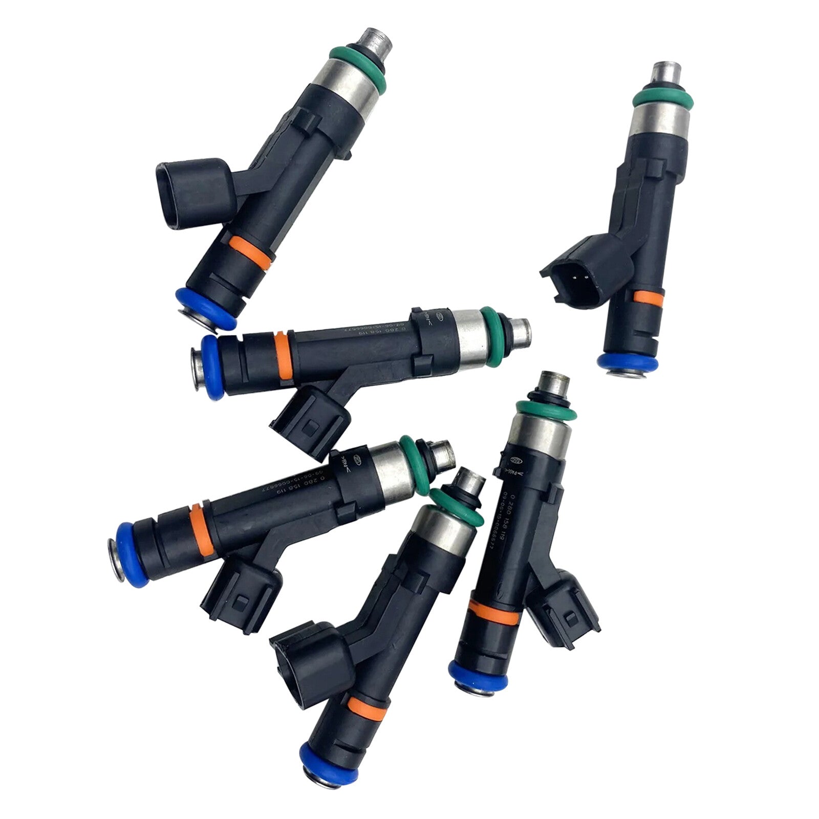 Set of 6 Fuel Injectors for Jeep for Wrangler 3.8L 04861667AA 07-11 0280158119
