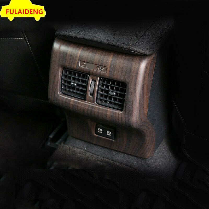 for Toyota for Camry 2018-2023 Peach Wood Interior Rear Air Outlet Vent Cover Trim