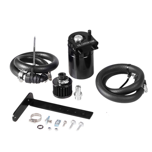 Oil Catch Can Kit Oil Separator Reservoir Tank Air Filter for 2011-19 for Ford F150