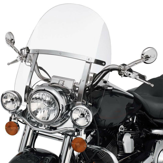 Large windshield hardware 18' x 16' universal for 7/8  1 inch handlebars