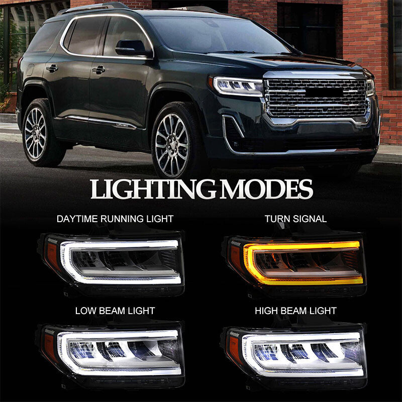 For 2020-2023 for GMC Acadia SL/SLE/SLT/Denali LED Headlight Headlamp Passenger RH
