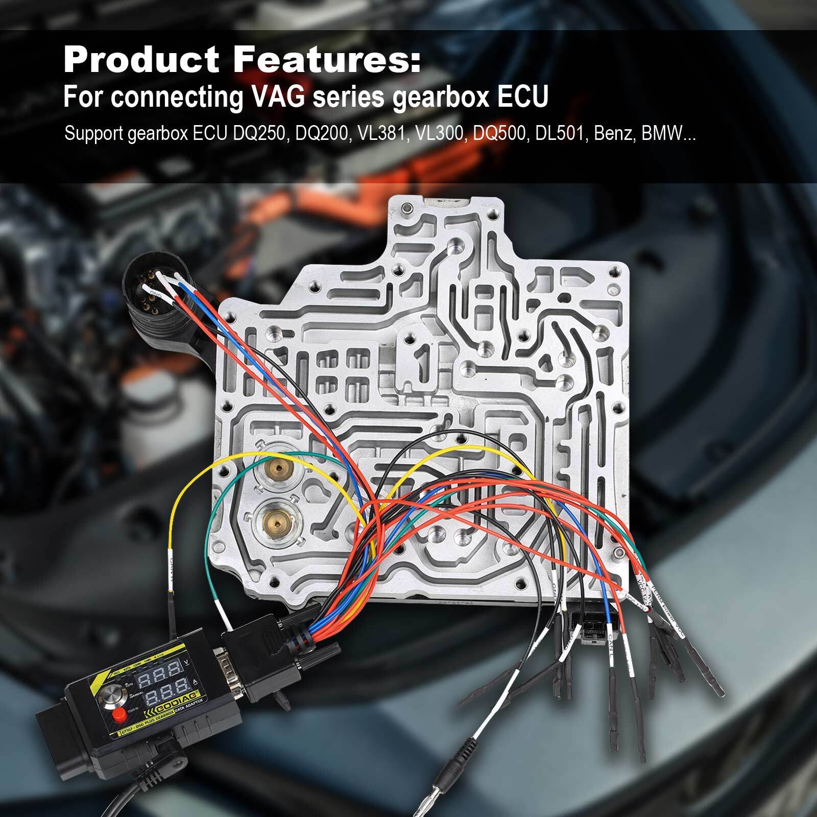 GODIAG GT107+ DSG Plus Gearbox E-CU Data AdapterFor DQ250, VL381,DQ500,DL501,