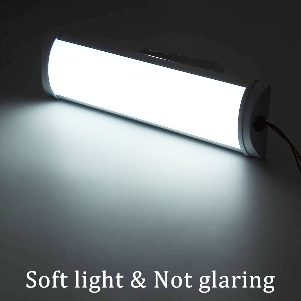 72LED Car Interior White Strip Work-Light Bar Lamp Car Van Caravan Boat Home 12V