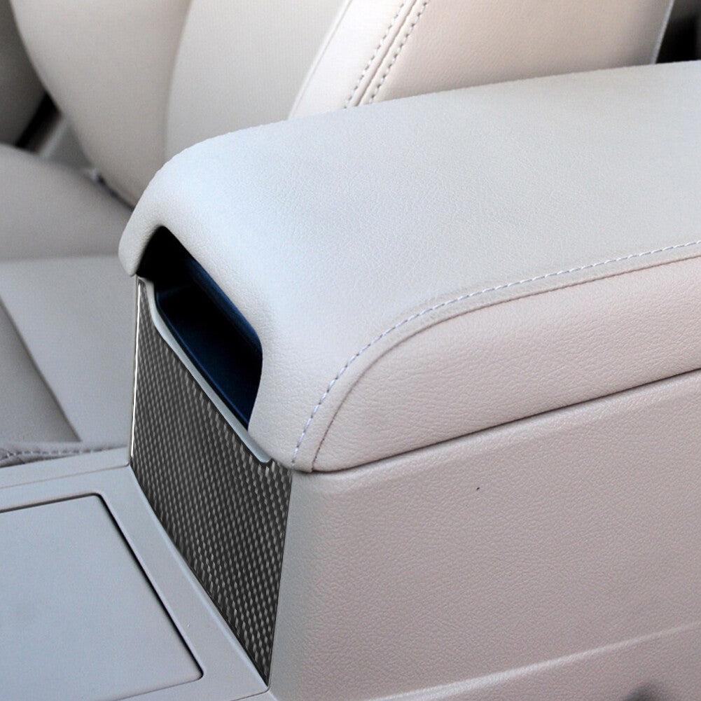 Interior Carbon Fiber Center Armrest Below Trim Cover for Toyota for Camry 12-14