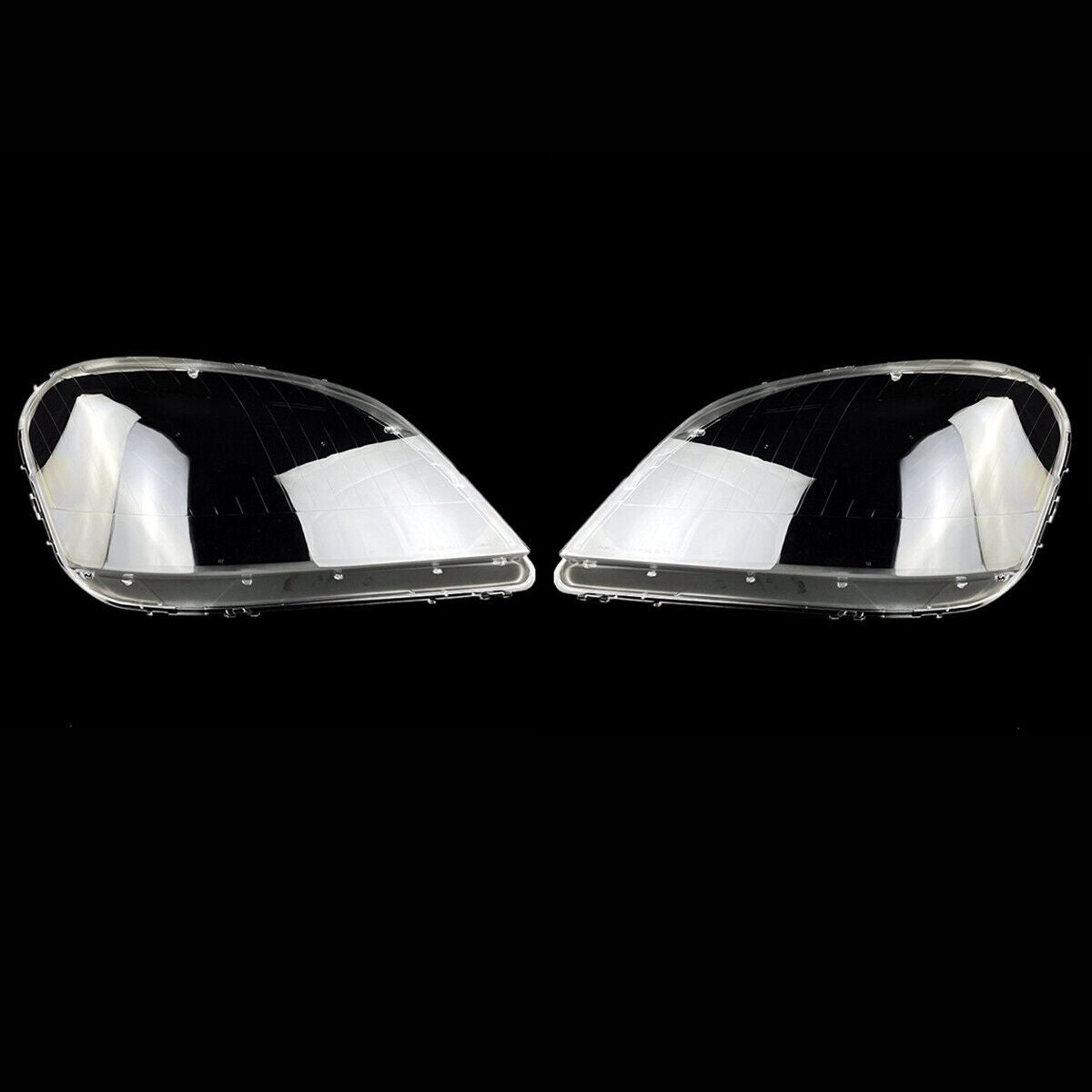 2¡Á F¨¹r for Mercedes-Benz W164 ML500 2006-2008 Scheinwerferglas Abdeckung L+R NEU