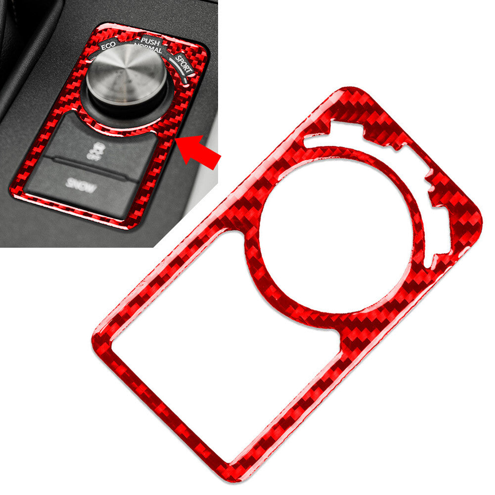 Red Interior Media Control Base Cover TrimFor for Lexus RC300 350 200T 2015-2024