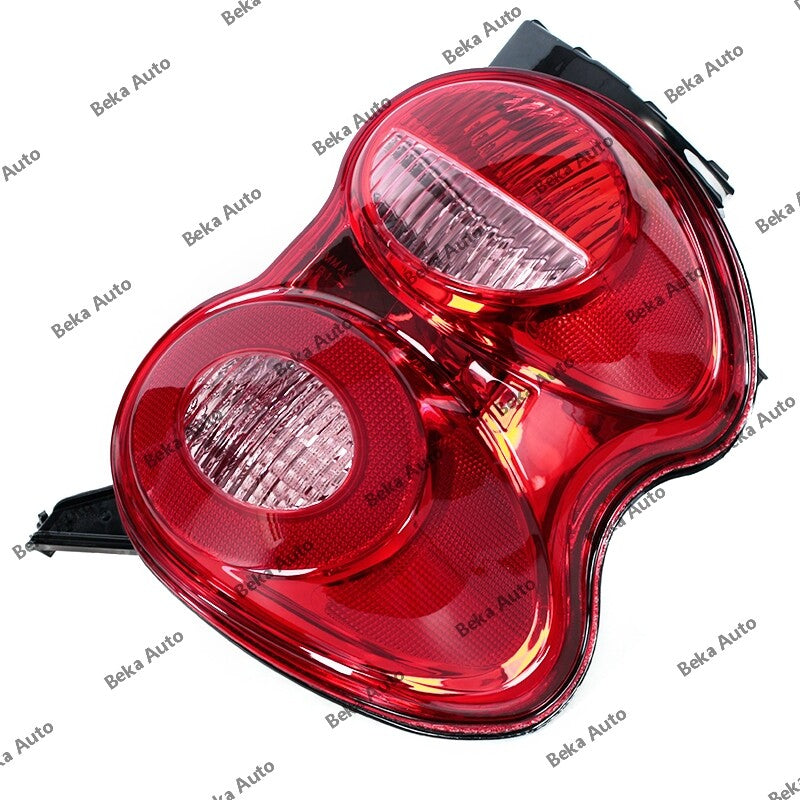 A pair of LHRH for smart taillight cover housings for Mercedes-Benz 451 without bulbs.