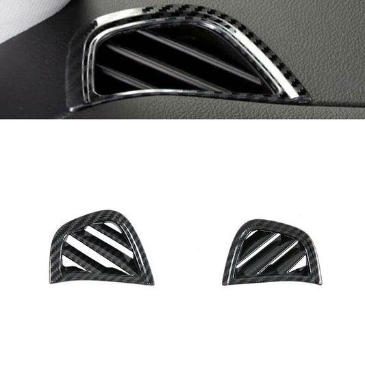 for Chevy Blazer 2019-22 Carbon Fiber Dashboard side Air Vent Outlet Cover Trim