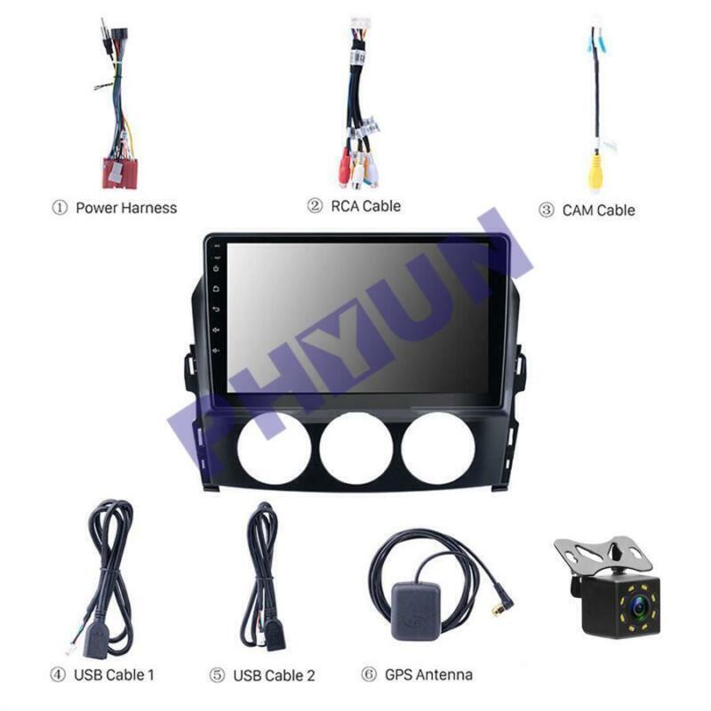 for Mazda MX5 Android 10 Stereo Radio Quad-core DAB MP3 FM GPS Multimedia Player