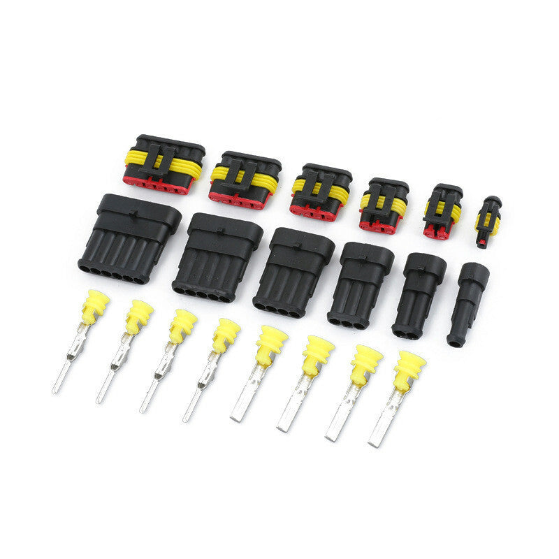 Car Waterproof Connector Electrical Wire Plug Terminal 1/2/3/4/5/6 Pin With Fuse