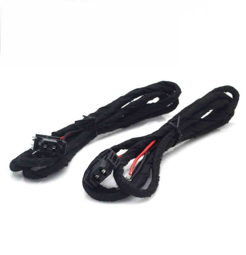 2x Retrofit Door waring light Cable harness for Audi A4 B8 A6 A3 8p 8v q7 A7 q7