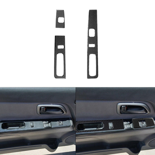 Carbon Fiber (2DR) Front Door Control Cover For Colorado 2004-12/ for Canyon 2005-12