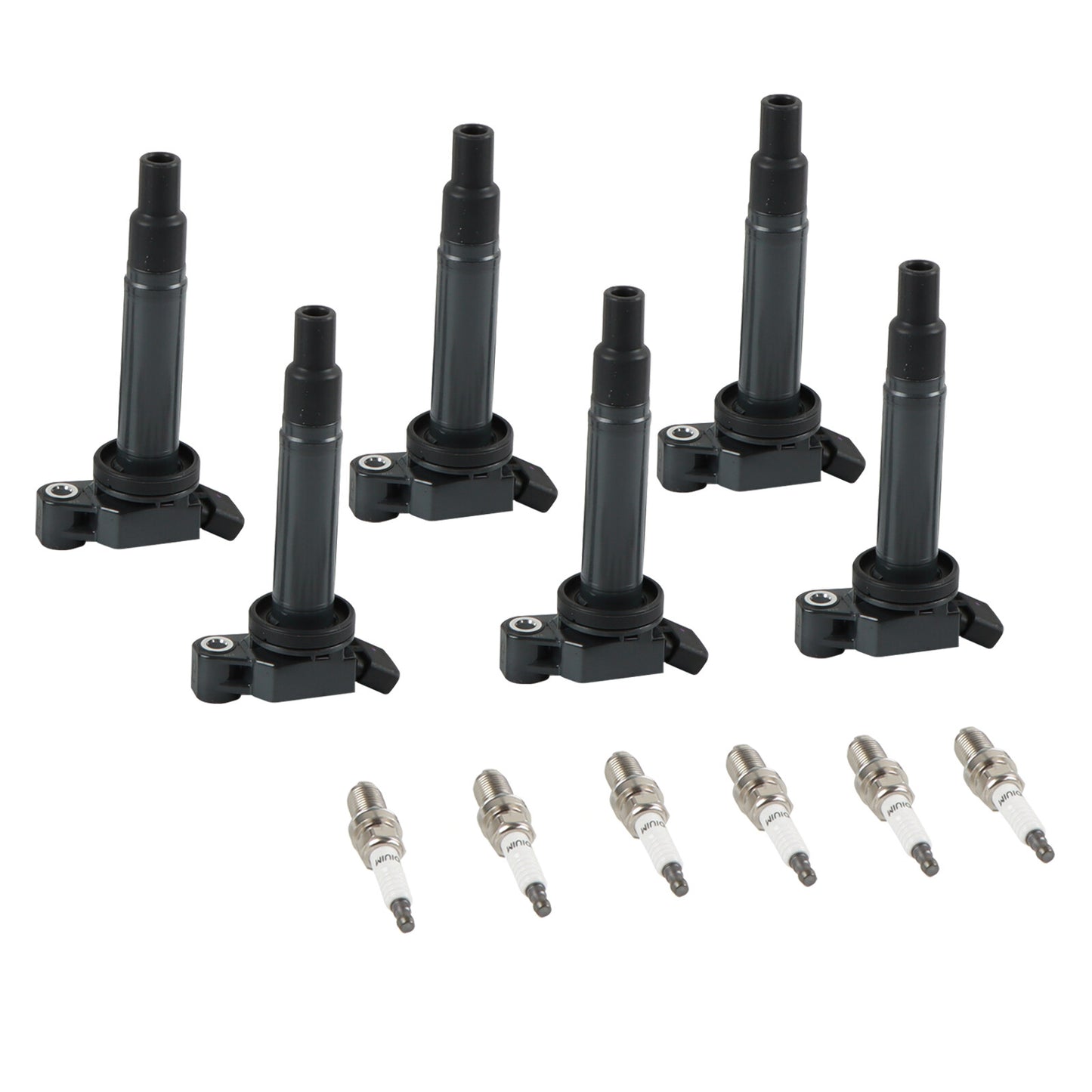 6PCS Ignition Coils + Spark Plugs for Toyota for Camry for Avalon for Sienna for Lexus UF267