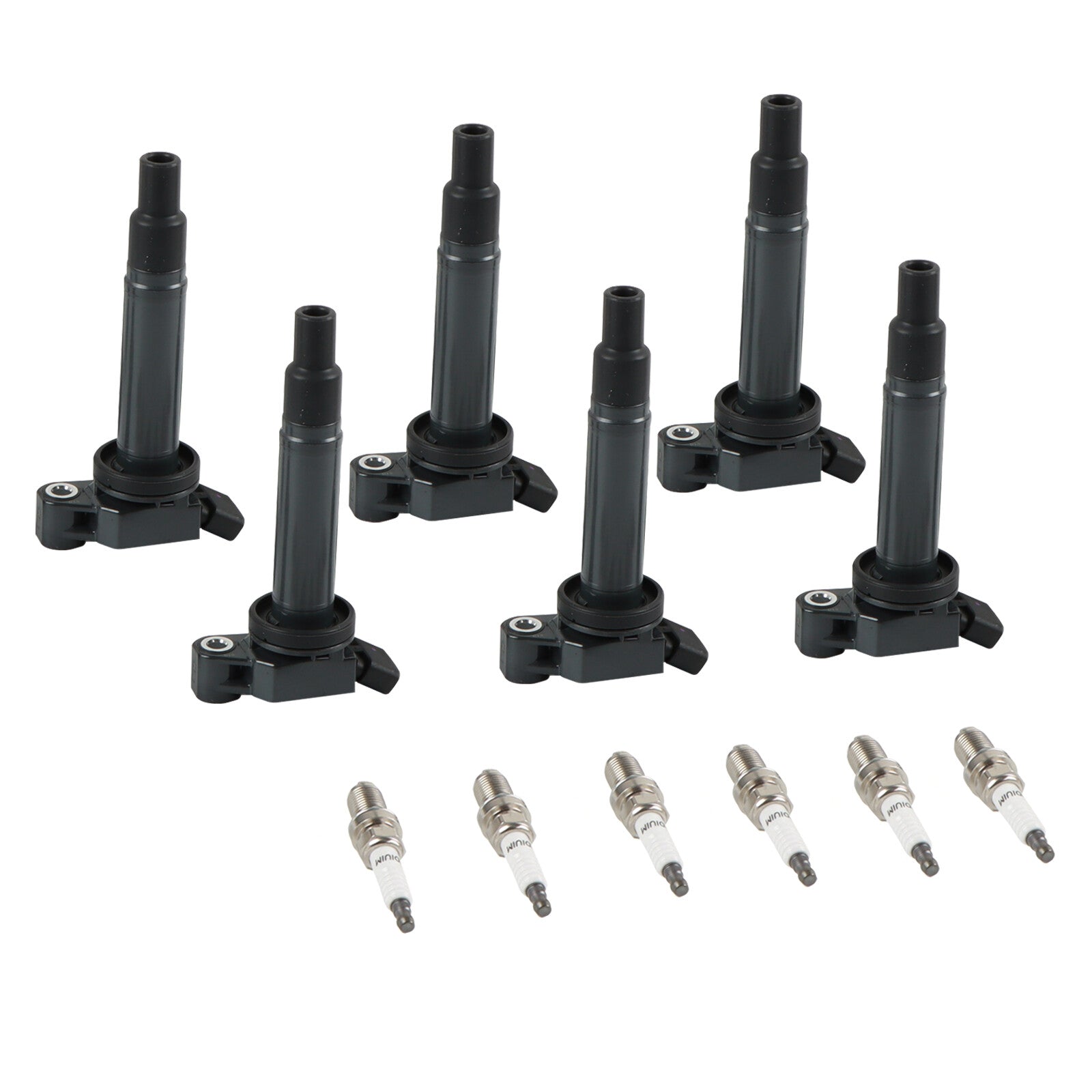 6PCS Ignition Coils + Spark Plugs for Toyota for Camry for Avalon for Sienna for Lexus UF267