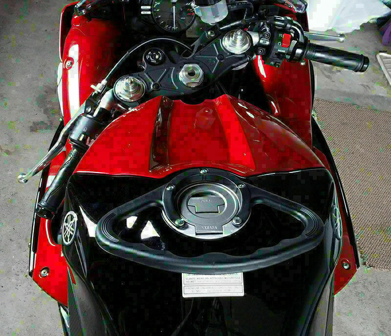 Passenger Safety Tank System Grip Handle Bar fit for Yamaha FZ1 FZ6 R1 R6 Black