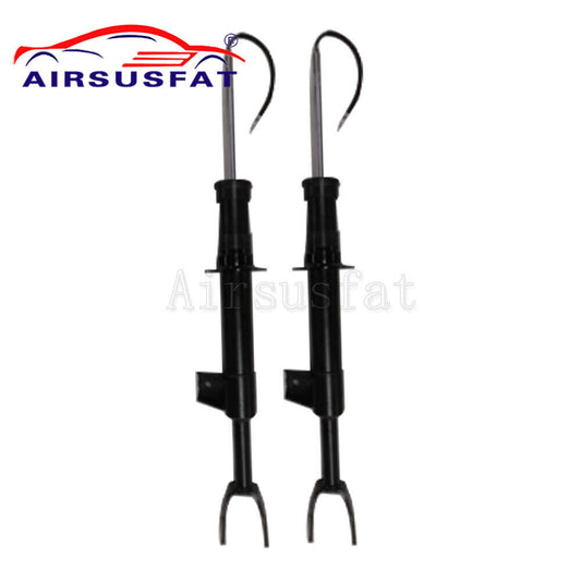 A pair of front air suspension shock absorber struts with electric adjustment are suitable for Cadillac CT6 GM RWD 16-18