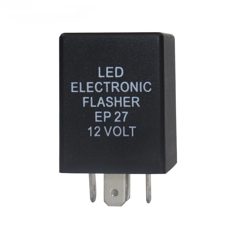 12V 5-Pin EP27 FL27 LED Flasher Relay For LED Turn Signal Lamps Hyper Flash