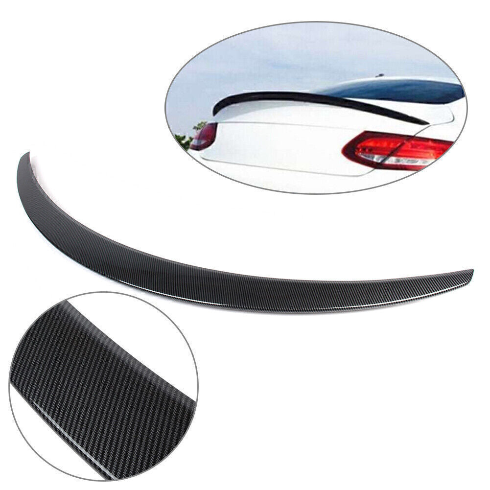 Carbon Fiber Tail Wing Rear Trunk Spoiler For 16-21 for Benz C-Class W205 C205 Coupe