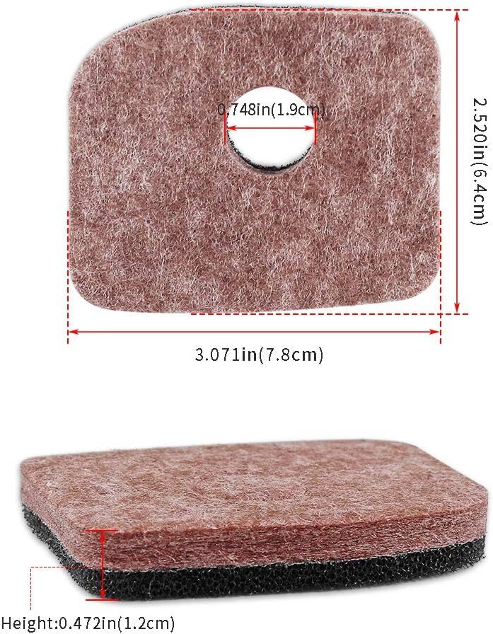 4xAir Filter 42411201800 for Stihl BR200 SH56 SH56C SH86 SH86C BG56 BG66 BG86