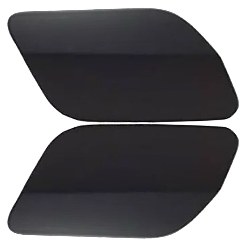 Fits For 520d 520i 525d 2x LH RH Headlamp Washer Spray Nozzle Cover Unpainted