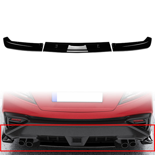 Rear Bumper Splitter Spoiler Protector Lip for Subaru WRX STI VB 2022-2024 23