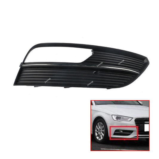 Right Side Chrome Fog Light Lamp Grill Vent Grille for AUDI A3 Hatchback 1PCS