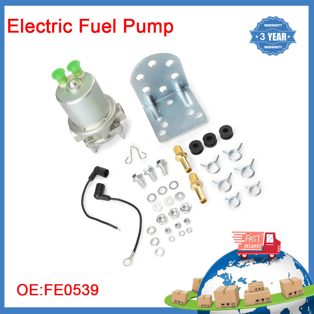 P4070 Electric Fuel Pump External 4-6 PSI + Bracket For Carter Gold 4070 FE0539