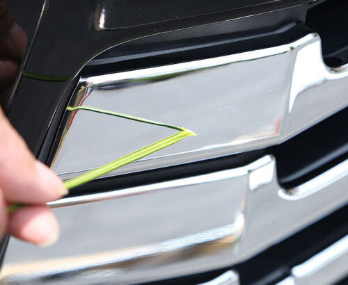 17-2019 for Toyota Highlander Chrome Style Front Center Mesh Grille Grill Strip